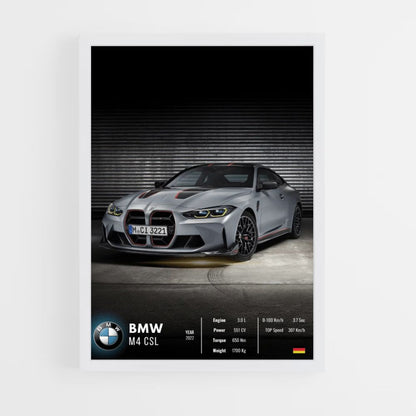 BMW M4 CSL Póster