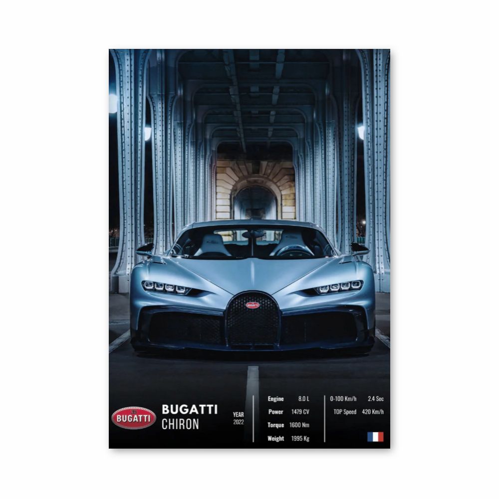 Póster Bugatti Chirón