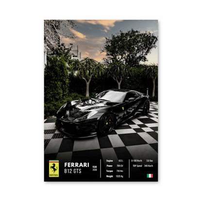 Póster Ferrari 812 GTS