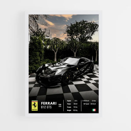 Póster Ferrari 812 GTS