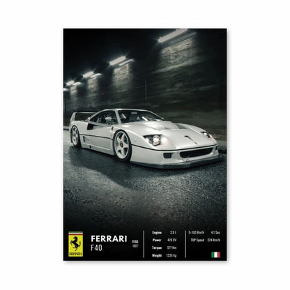 Póster Ferrari F40