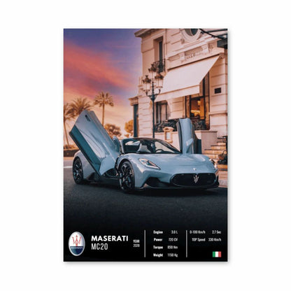 Cartel Maserati MC20