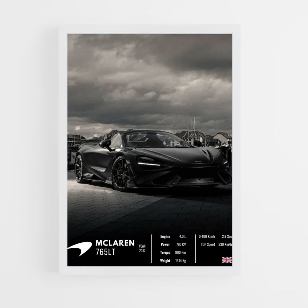 Póster Mclaren 765LT