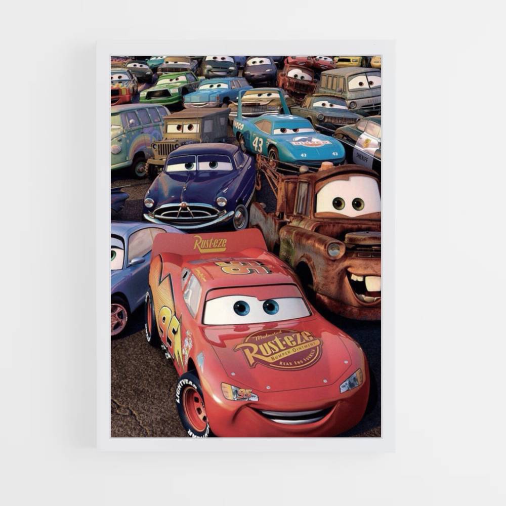 Póster Coches todos los coches.