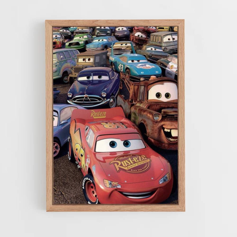 Póster Coches todos los coches.