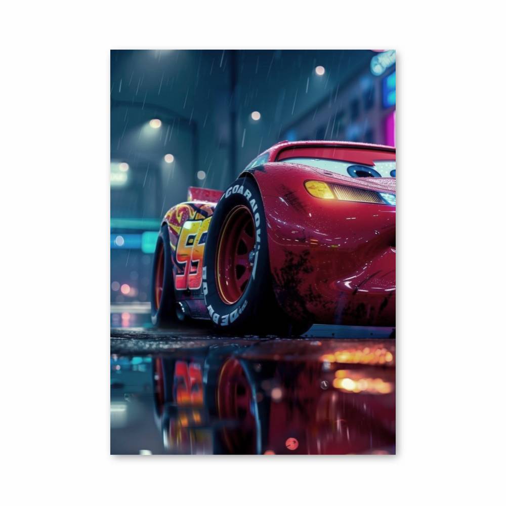 Poster Cars Pluie