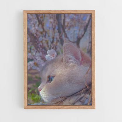 Gato Sakura Póster