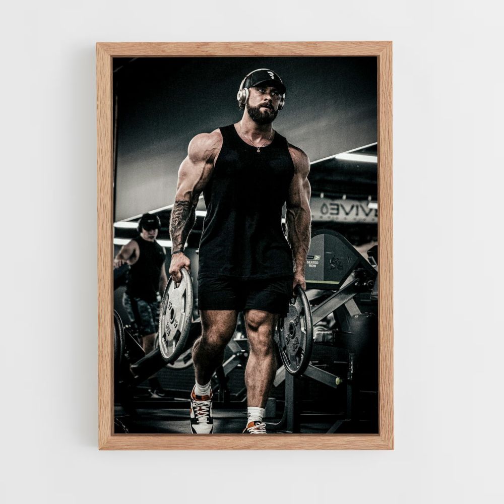 Póster Gimnasio Chris Bumstead