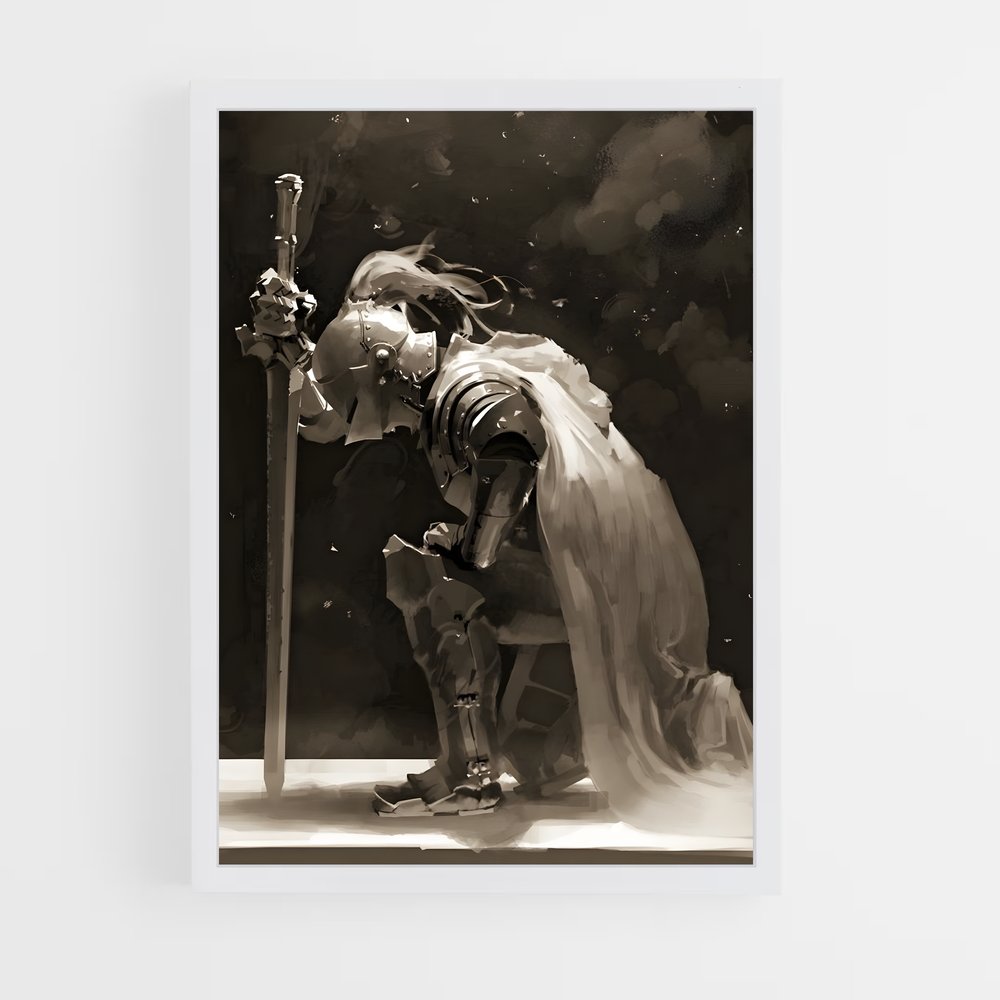 chevalier-6 cadre Blanc