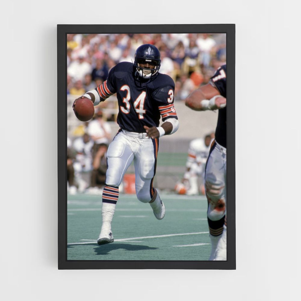 Póster El touchdown de los Chicago Bears