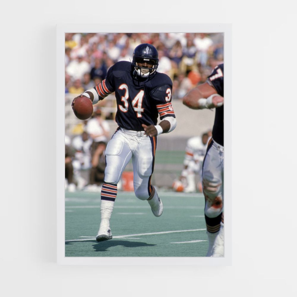 Póster El touchdown de los Chicago Bears