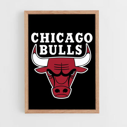 Logotipo de los Toros de Chicago Póster