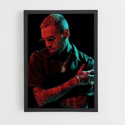 Chris Brown Oscuro Póster