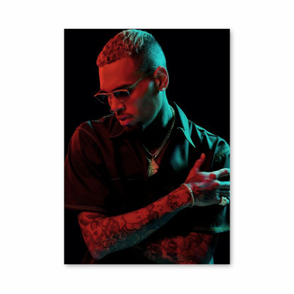 Chris Brown Oscuro Póster