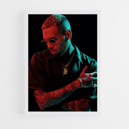 Chris Brown Oscuro Póster