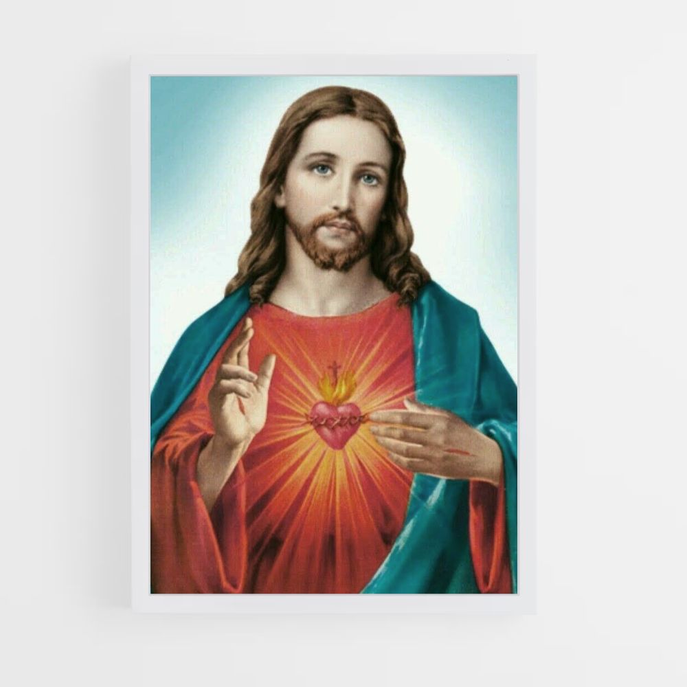 Cartel Jesús Sagrado Corazón