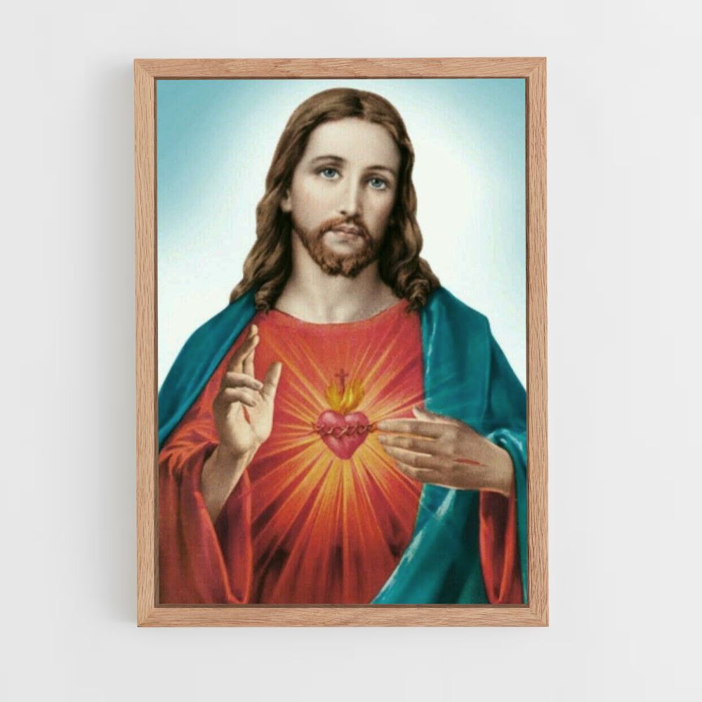 Cartel Jesús Sagrado Corazón