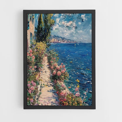 Póster Monet Costa Azul