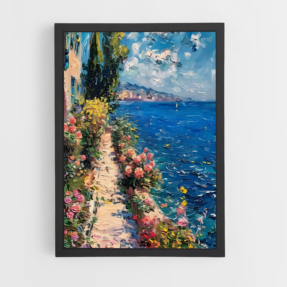 claude-monet-4 cadre Noir