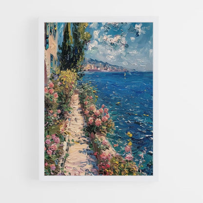 Póster Monet Costa Azul