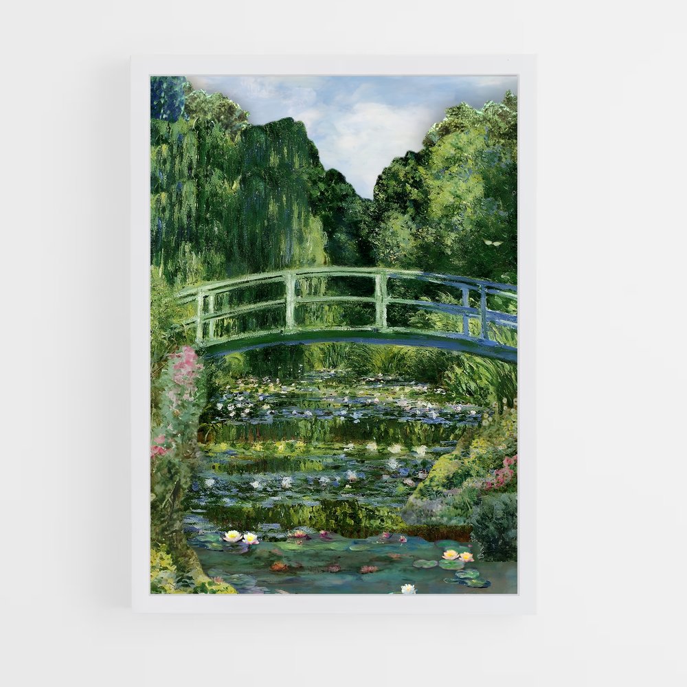 claude-monet-7 cadre Blanc