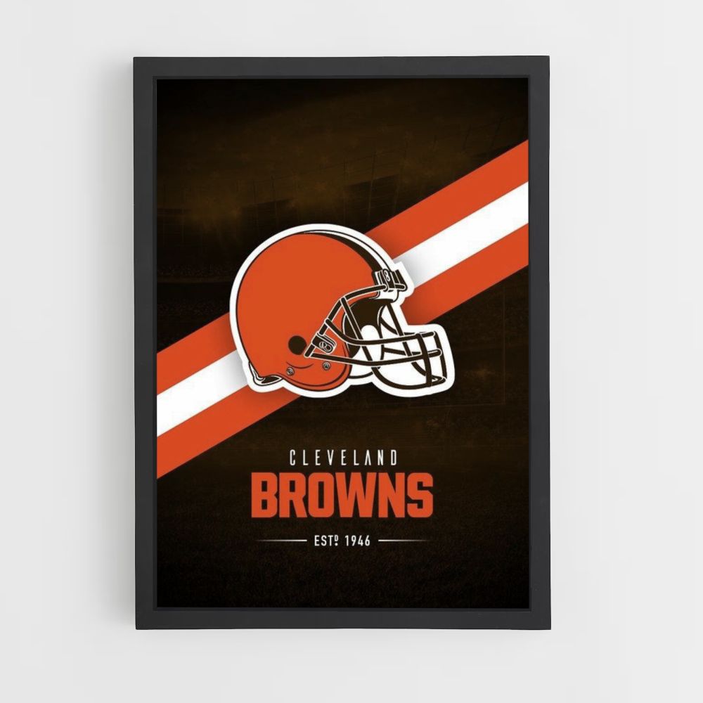 Logotipo de los Cleveland Browns Póster