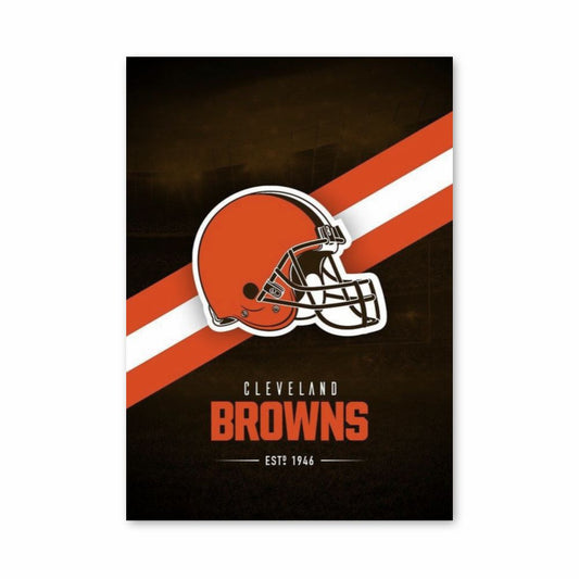 Logotipo de los Cleveland Browns Póster