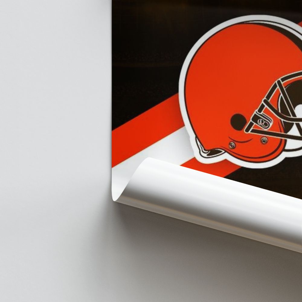 Logotipo de los Cleveland Browns Póster