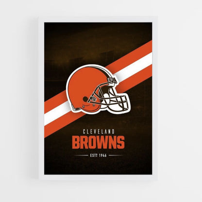 Logotipo de los Cleveland Browns Póster