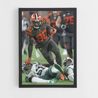 Póster Cleveland Browns 80