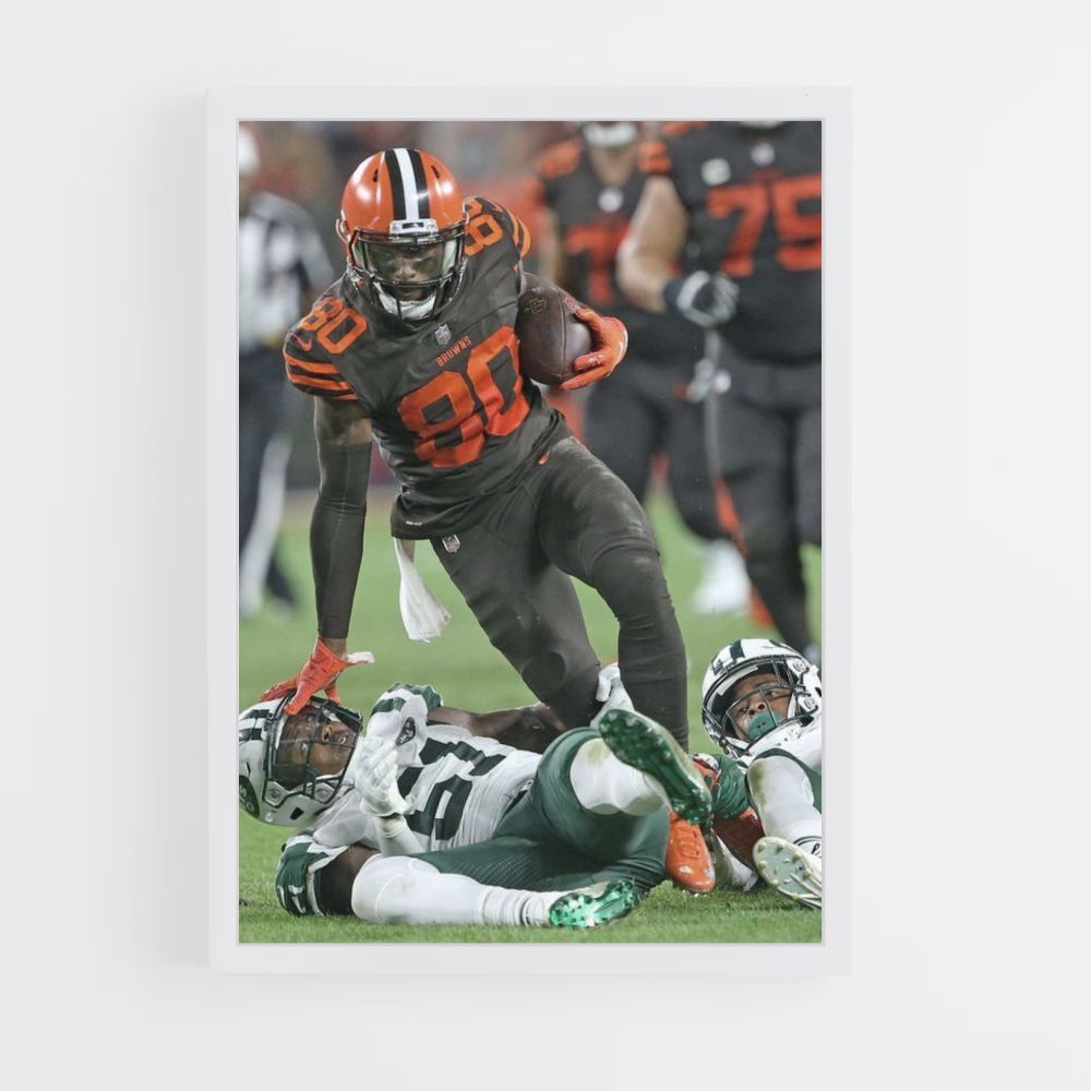 Póster Cleveland Browns 80