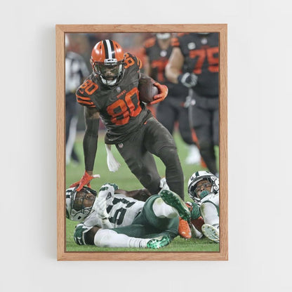 Póster Cleveland Browns 80