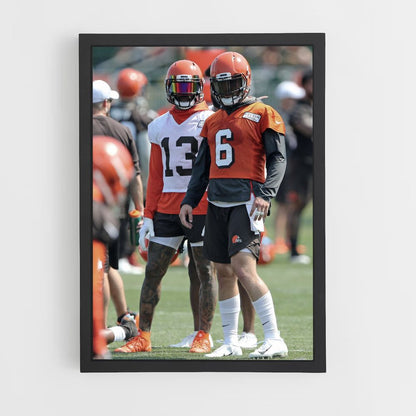 Póster Cleveland Browns listos