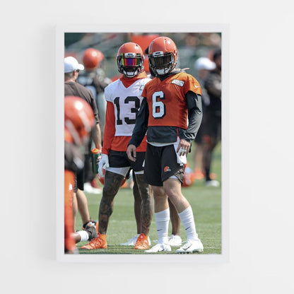 Póster Cleveland Browns listos