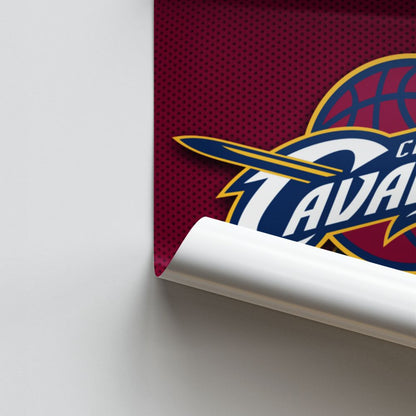 Logotipo de los Cavaliers de Cleveland Póster