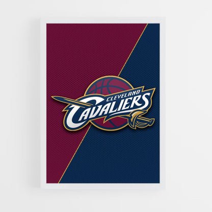 Logotipo de los Cavaliers de Cleveland Póster