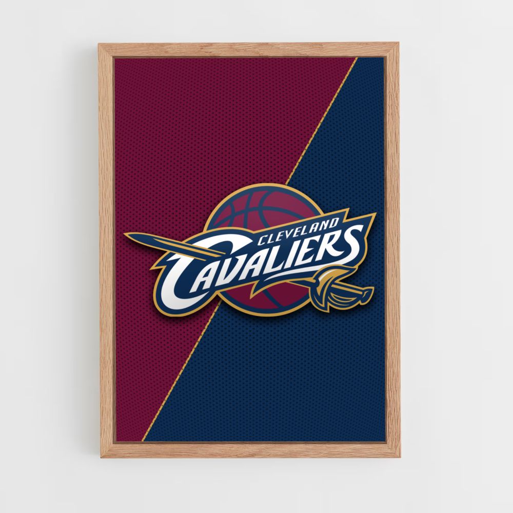 Logotipo de los Cavaliers de Cleveland Póster