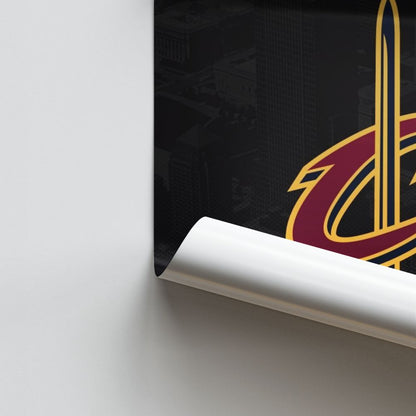 Espada de los Cavaliers de Cleveland Póster