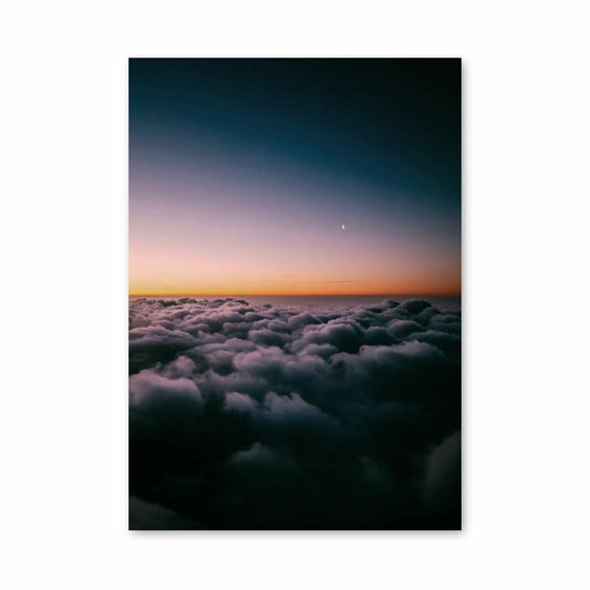 Póster Nubes Horizonte