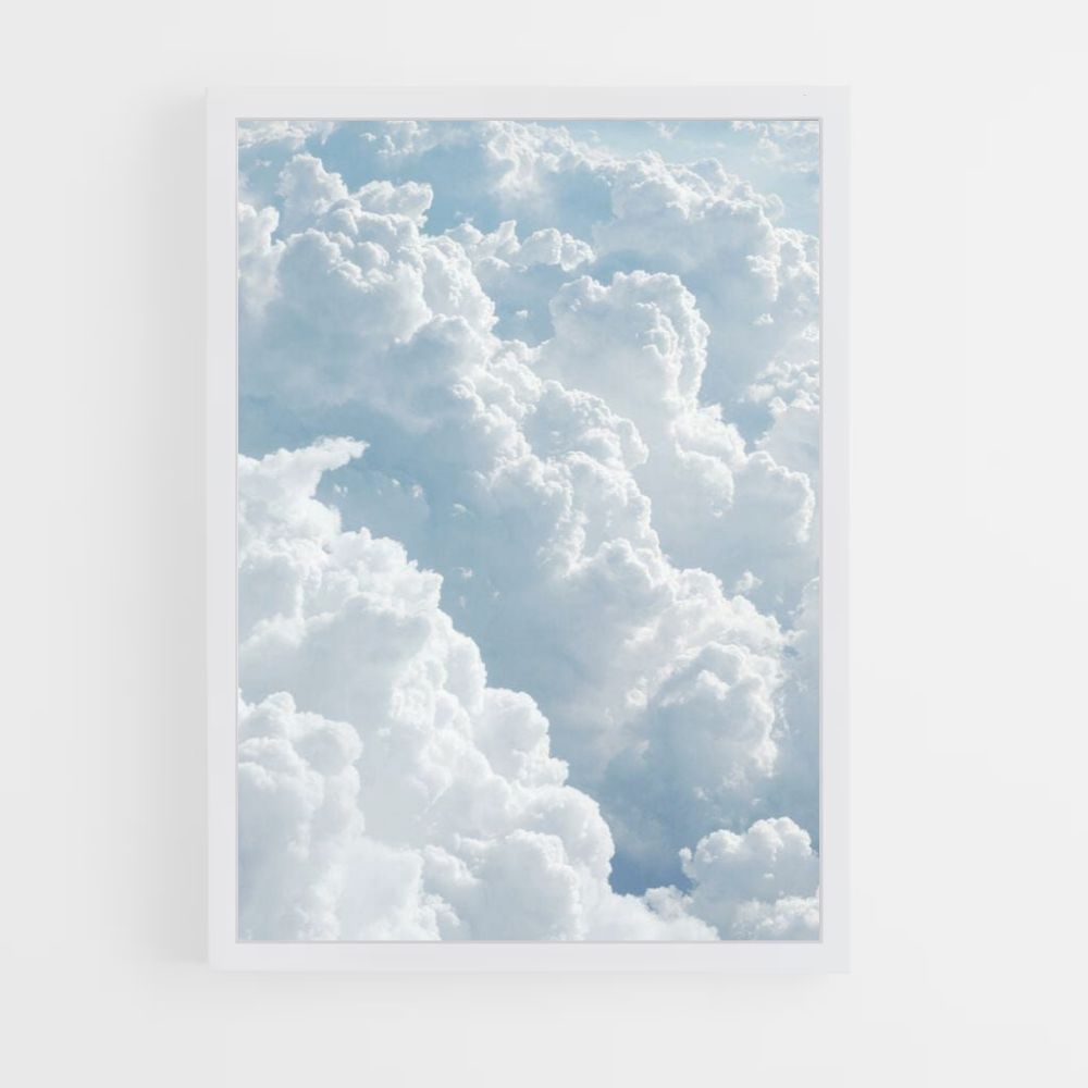 Nubes blancas Póster