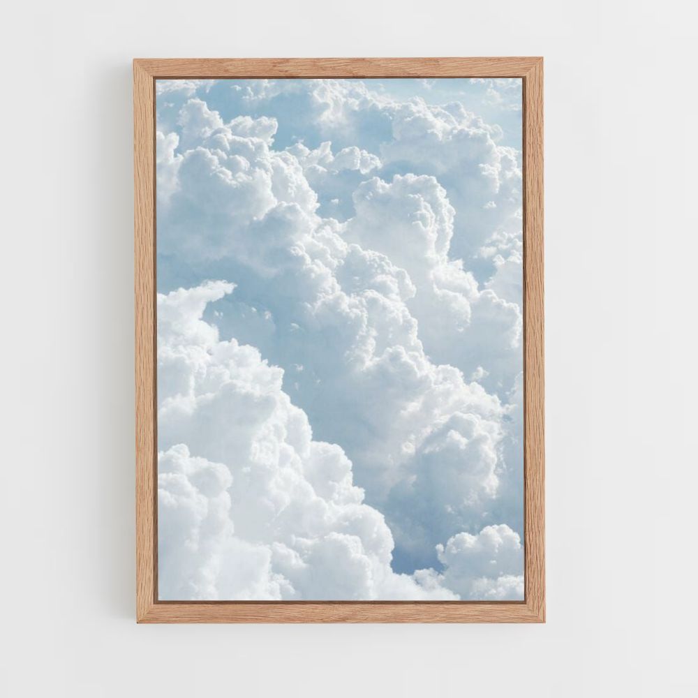 Nubes blancas Póster