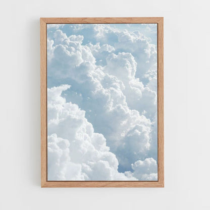 Nubes blancas Póster