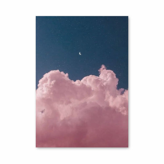 Nubes de luna Póster