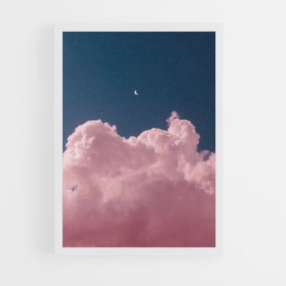 Nubes de luna Póster