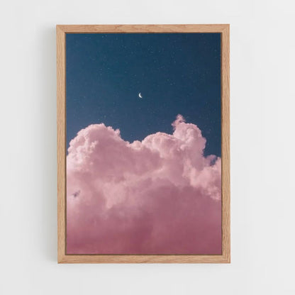 Nubes de luna Póster