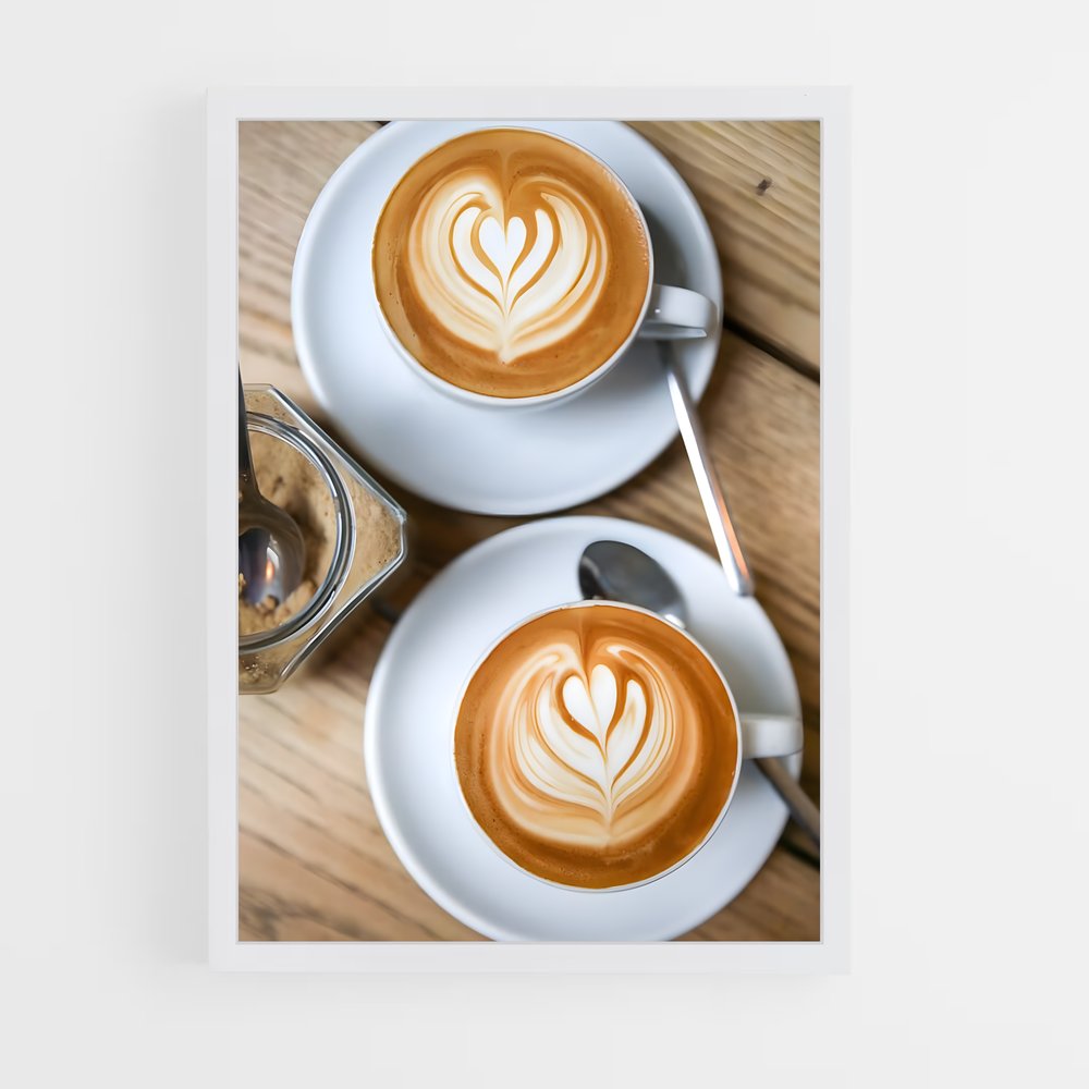 coffee-7 cadre Blanc