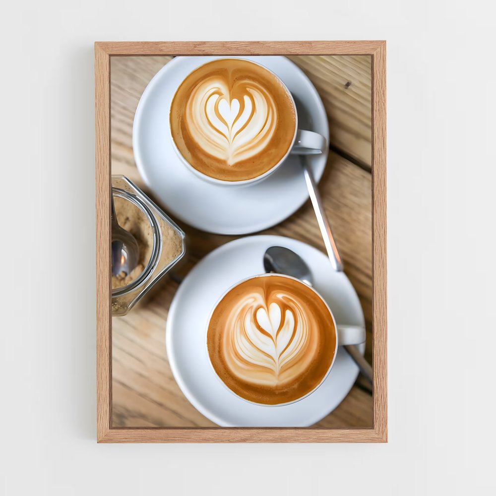 coffee-7 cadre Bois clair