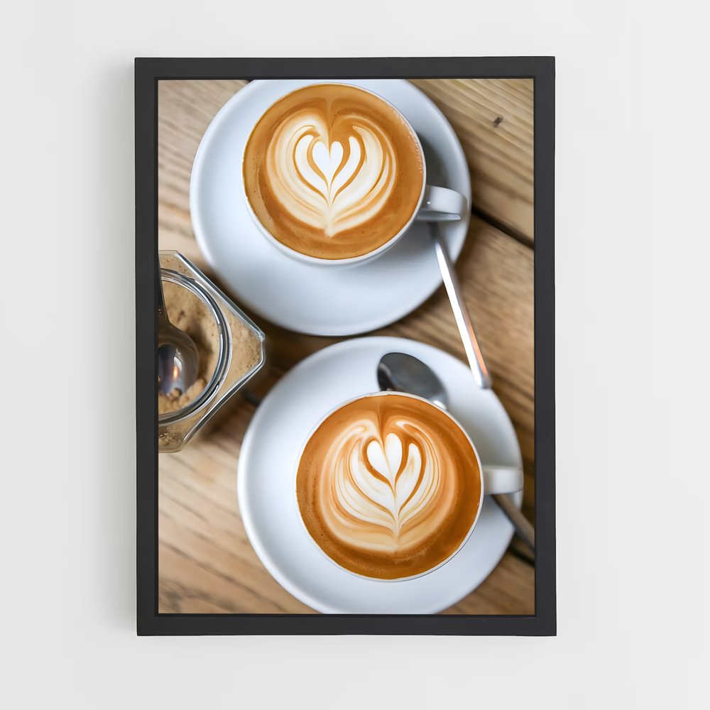 coffee-7 cadre Noir