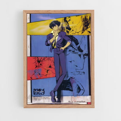 cowboy-bebop-10 cadre Bois clair