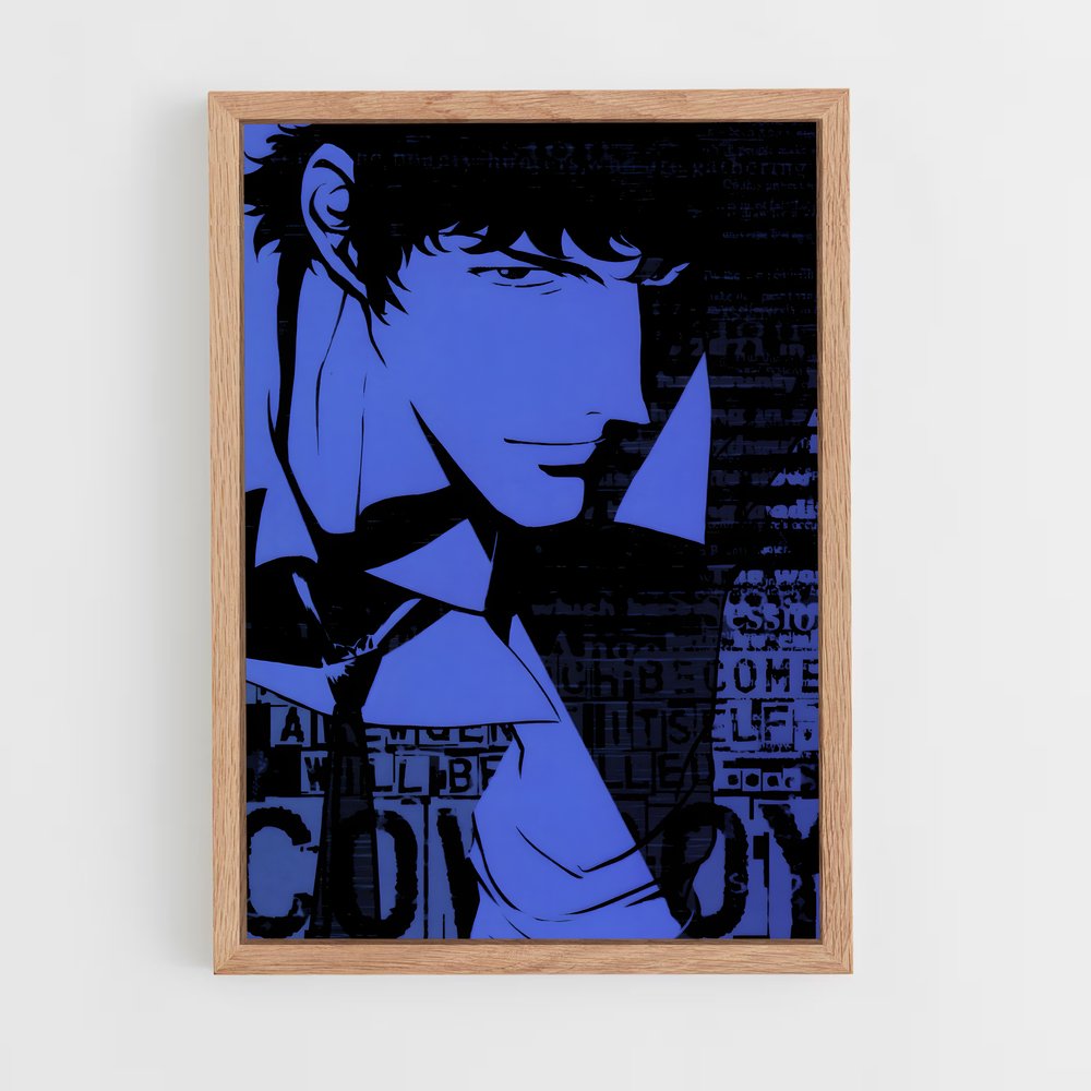 cowboy-bebop-18 cadre Bois clair
